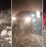 Hakkari'de çığ düştü: Çok sayıda araç yolda mahsur kaldı