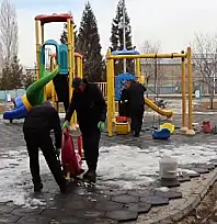 Hamdullah Uçkan Parkı yenilendi