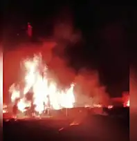 İran'da LPG dolum tesisinde korkutan yangın: 9 yaralı