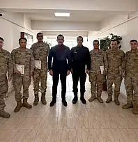 Jandarma personeline başarı belgesi verildi