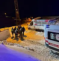 Kar ve tipiye rağmen hasta kurtarma seferberliği