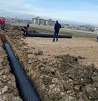 Kavurma Mahallesi'nde drenaj çalışmaları tamamlandı