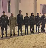 Kaymakam Karaloğlu güvenlik güçlerinin yeni yılını kutladı