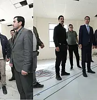 Kaymakam Karaloğlu, Kur'an kursu inşaatını inceledi