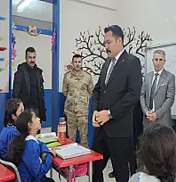Kaymakam Türkmenoğlu Doğangün İlkokulu'nu ziyaret etti
