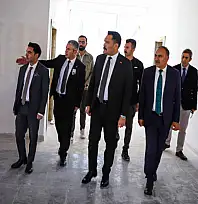 Kaymakam Türkmenoğlu, Kur'an kursu inşaatını inceledi