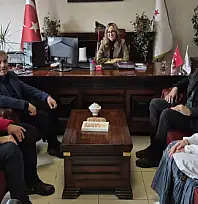 Kızılay'dan İlçe Sağlık Müdürü Dr. Zeliha Betül Er'e hayırlı olsun ziyareti