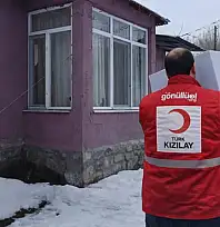 Kızılay Erciş Şubesi'nden zorlu kış şartlarında ihtiyaç sahiplerine destek