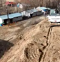 Latifiye Mahallesi'nde yol açma çalışması