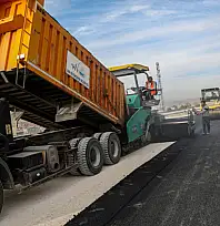 Memur-Sen TOKİ bağlantı yolunda asfalt çalışmaları başladı