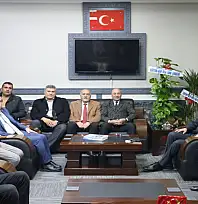 MHP heyetinden, Milli Eğitim Müdürü Çandıroğlu'na ziyaret