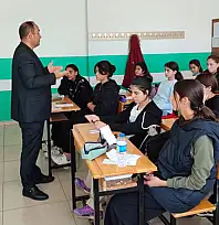 Müdür Deniz, Destekleme Yetiştirme Kursunu inceledi