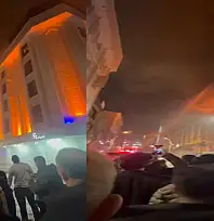 Otelin restoranında korkutan yangın