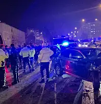 Polisten kaçarken kaza yaptı: 3 yaralı