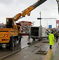 Sebze Hali Kavşağı'nda düzenleme çalışmaları başladı