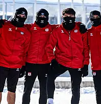 Sivasspor eksi 15 derecede idman yaptı