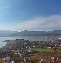 Tatvan'da sonbaharın büyüleyici renkleri görüntülendi