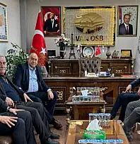 TES-İŞ'ten Van OSB Başkanı Aslan'a hayırlı olsun ziyareti