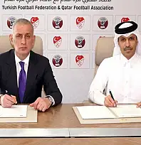 TFF ile Katar Futbol Federasyonu arasında iş birliği anlaşması imzalandı