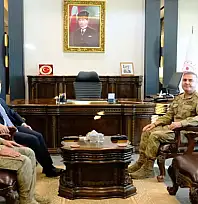 Tuğgeneral Avkıran, Başkale Kaymakamı Erdoğan'ı ziyaret etti