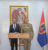 Tuğgeneral Avkıran'dan jandarma karakoluna ziyaret