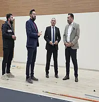 Türkmenoğlu, Kültür Merkezi inşaatında incelemelerde bulundu