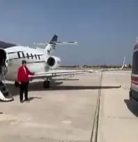 Uçak ambulans 14 yaşındaki çocuk için havalandı