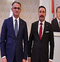 Vali Balcı, Kahraman'ı kabul etti