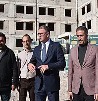 Vali Balcı, Kız Hafızlık ve Kur'an Kursu inşaatını inceledi