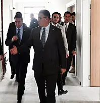 Vali Balcı, Kur'an kursu inşaatında incelemelerde bulundu