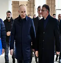 Van'a modern kütüphane: Yapımı süren proje yerinde incelendi