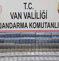 Van'da bin 314 paket kaçak sigara ele geçirildi