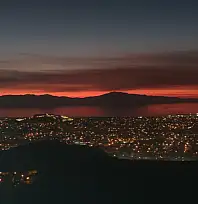 Van'da büyüleyici günbatımı