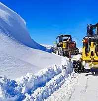 Van'da kardan dolayı kapanan 625 yoldan 586'sı açıldı