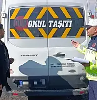 Van'da okul servisleri denetlendi
