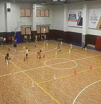 Van'da potaya uzanan emek: Basketbol antrenmanları aralıksız sürüyor