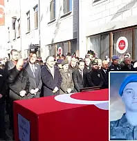 Van'da rahatsızlanarak hayatını kaybeden asker, memleketi Giresun'da toprağa verildi