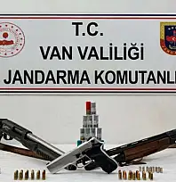Van'da ruhsatsız silah operasyonu