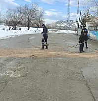 Van'da stabilize yol çalışmaları sürüyor