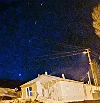 Van'da Starlink uyduları görüldü