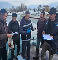 Van'da su ürünlerine sıkı denetim