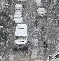 Van'da yoğun kar yağışı etkili oldu