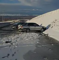 Van'da zincirleme kaza: 5 yaralı