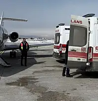 Van'dan İstanbul'a ambulans uçakla bebek sevki