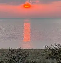 Van Gölü'nde gün batımı büyülüyor