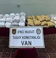 Van sınır hattında uyuşturucu ele geçirildi