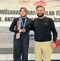 Vanlı sporcu Nergiz Meryem Baş'tan Türkiye ikinciliği