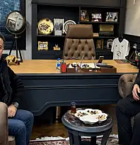 Vanspor Kulüp Başkanı Temel'den Kandaşoğlu'na ziyaret