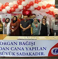 Vatandaşlara organ bağışının önemi anlatılıyor
