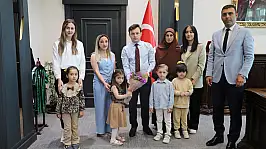 ADEM öğrencilerinden Kaymakam'a ziyaret